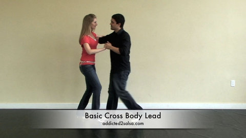 Salsa Dance Video Lessons Basic Cross Body Lead in Salsa