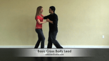Salsa Dance Video Lessons Basic Cross Body Lead in Salsa