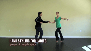 Videos von Latin Damen Hand Styling für Salsa tanzen