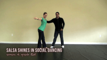 Video da dança Latina Salsa brilha em dança social